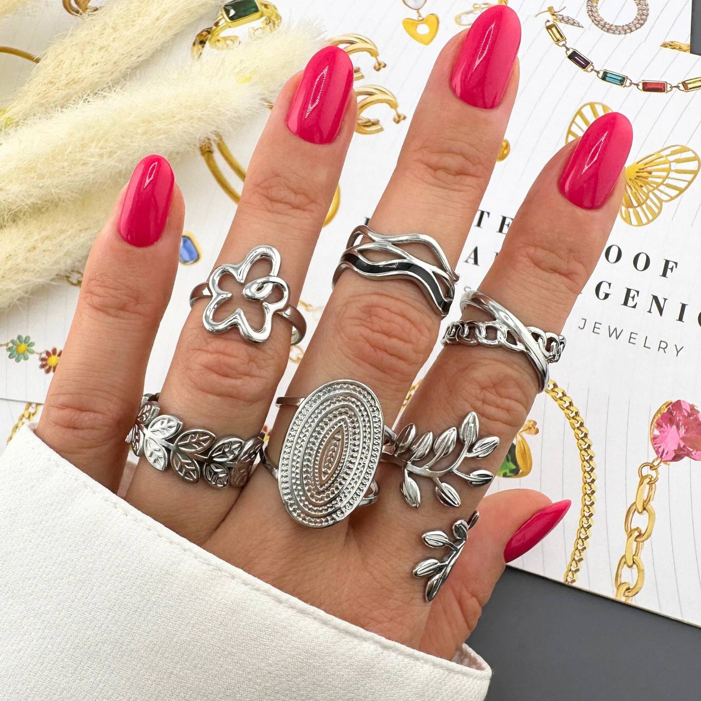 Black Wave Ring