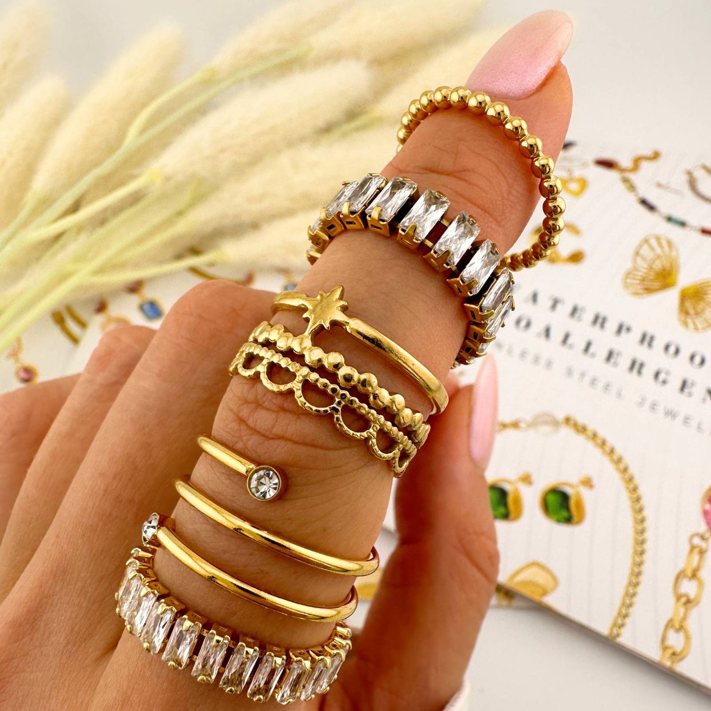 Gold Balls Ring