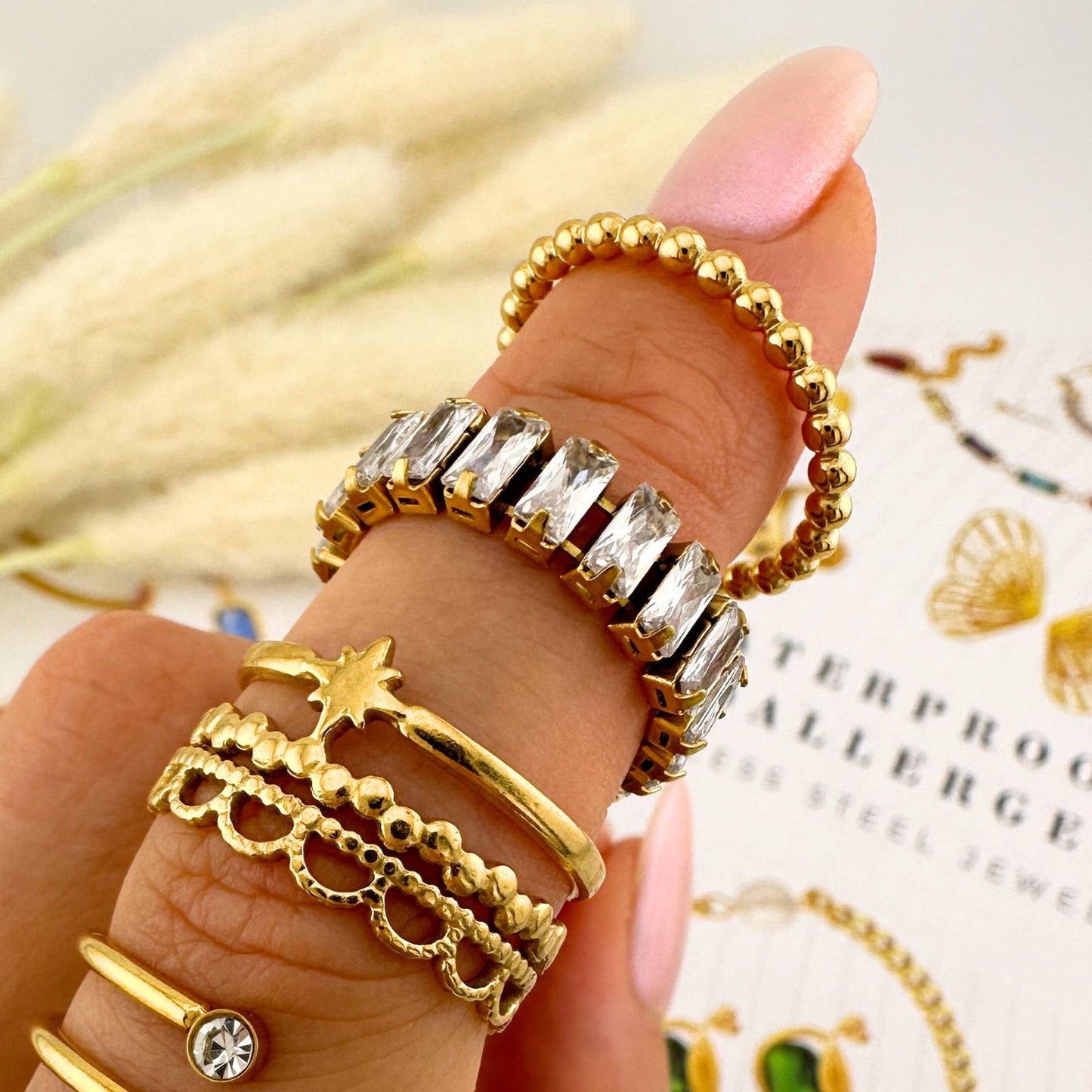 Gold Balls Ring