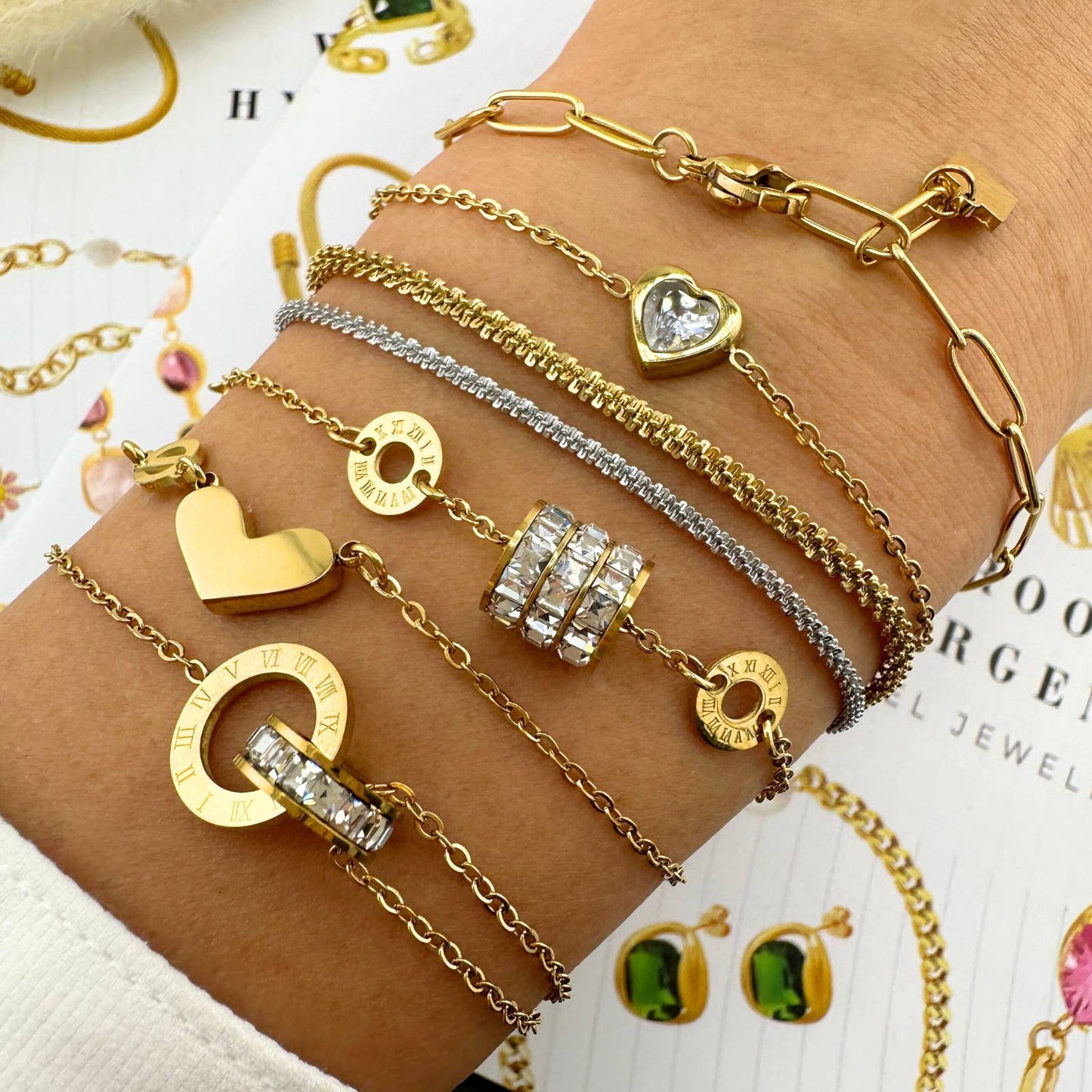 Intertwined Rings Bracelet