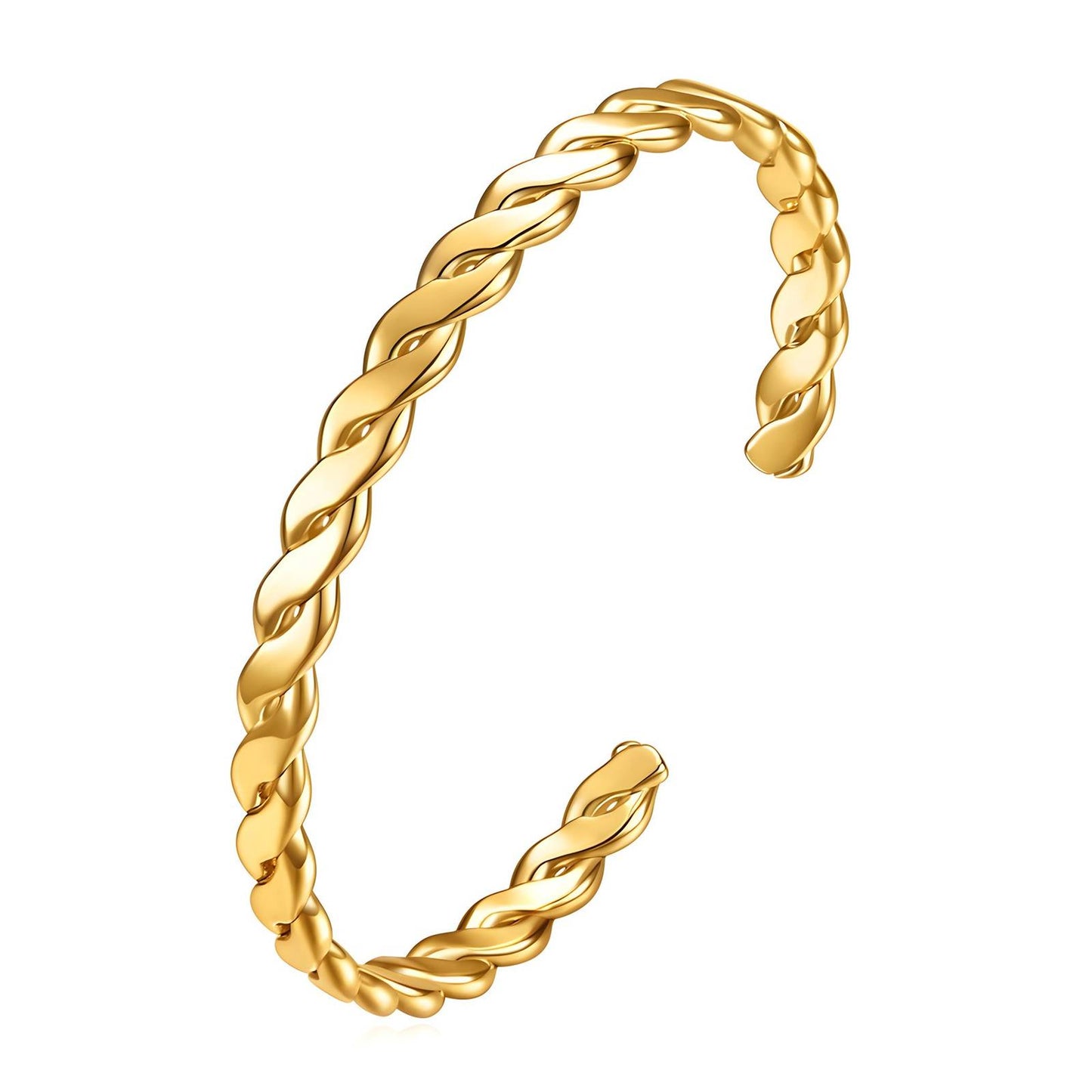 Gold Twisted Cuff