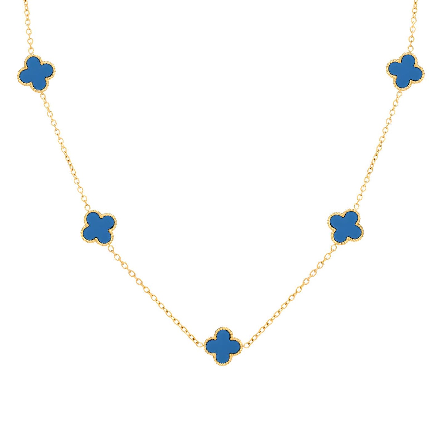 Colours Clovers Necklace