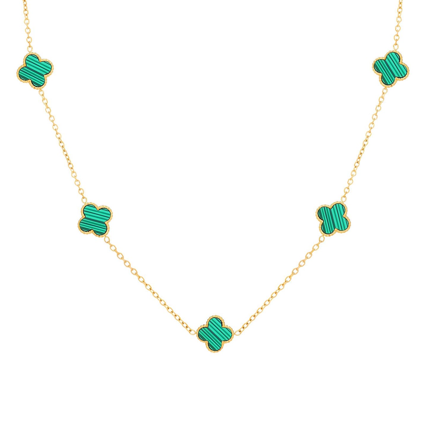 Colours Clovers Necklace