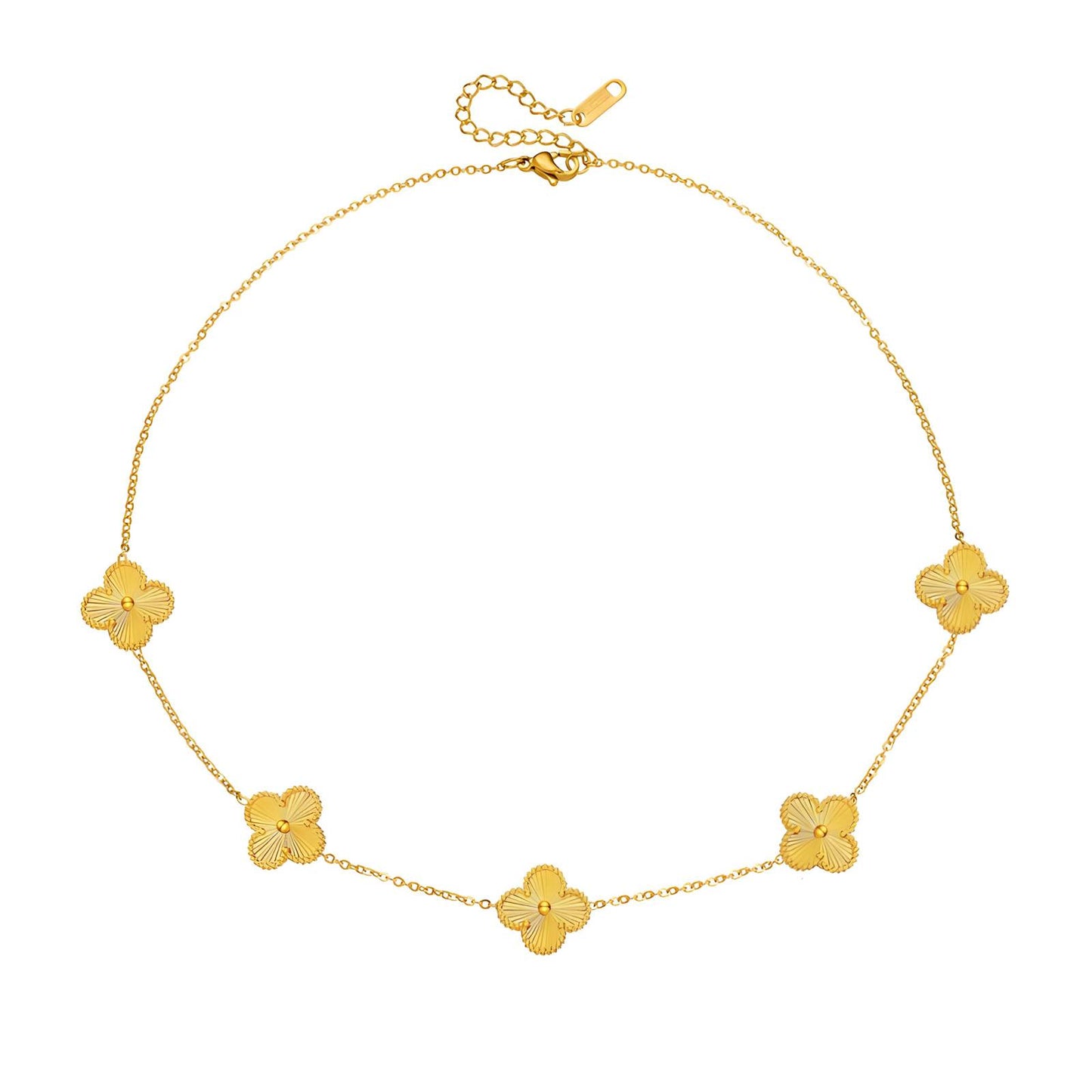Colours Clovers Necklace