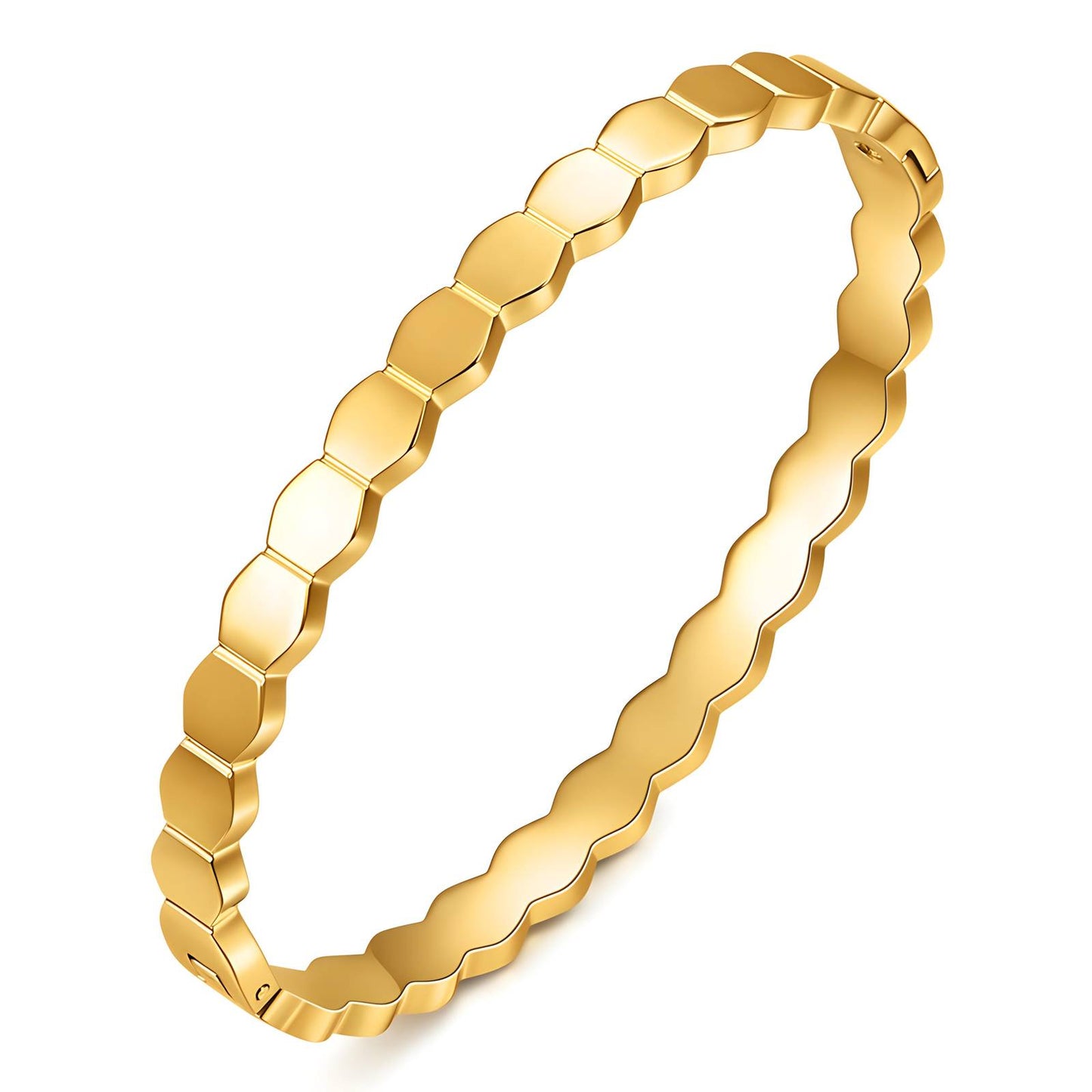 Medium Beehive Bangle