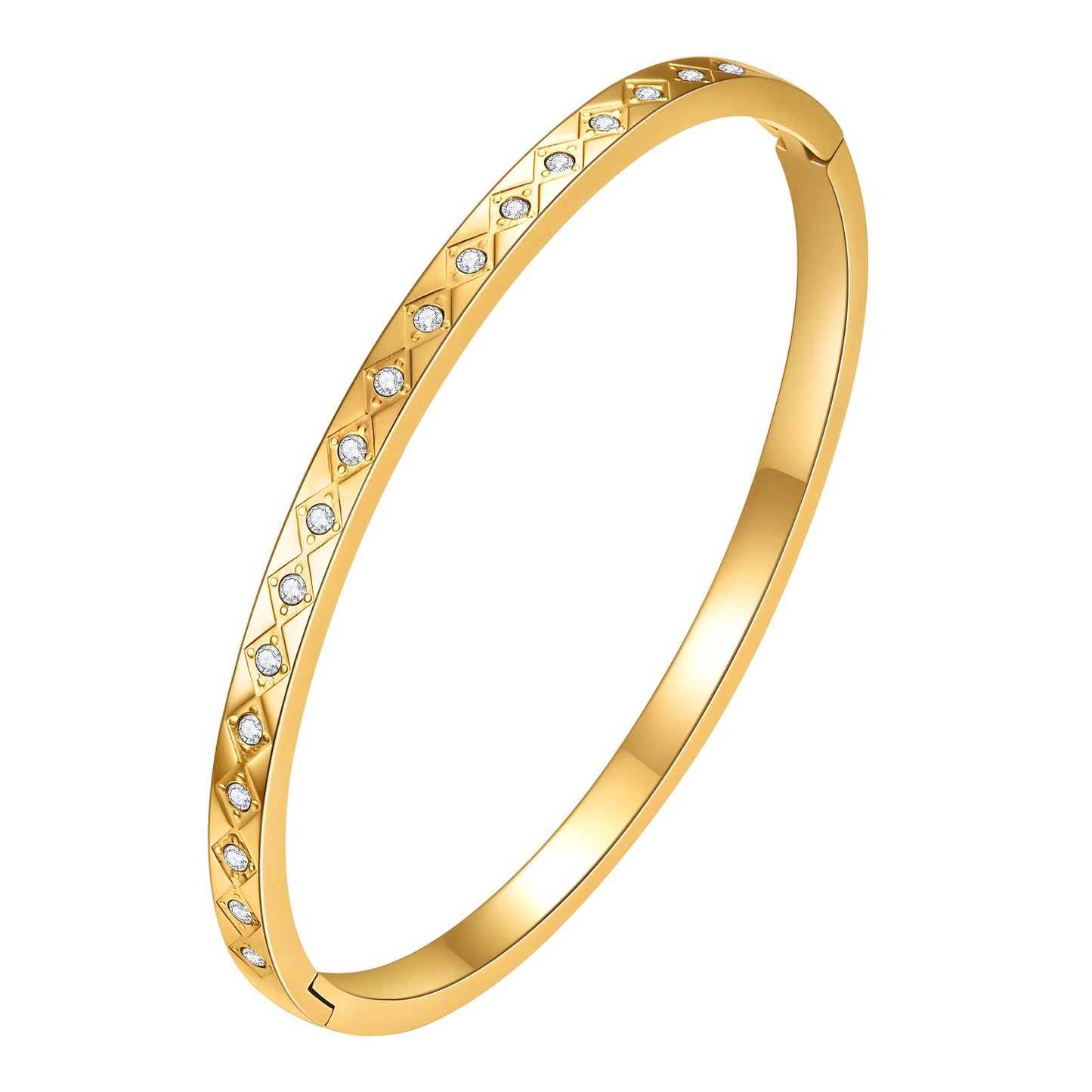 Basic Bangle with Zirconium
