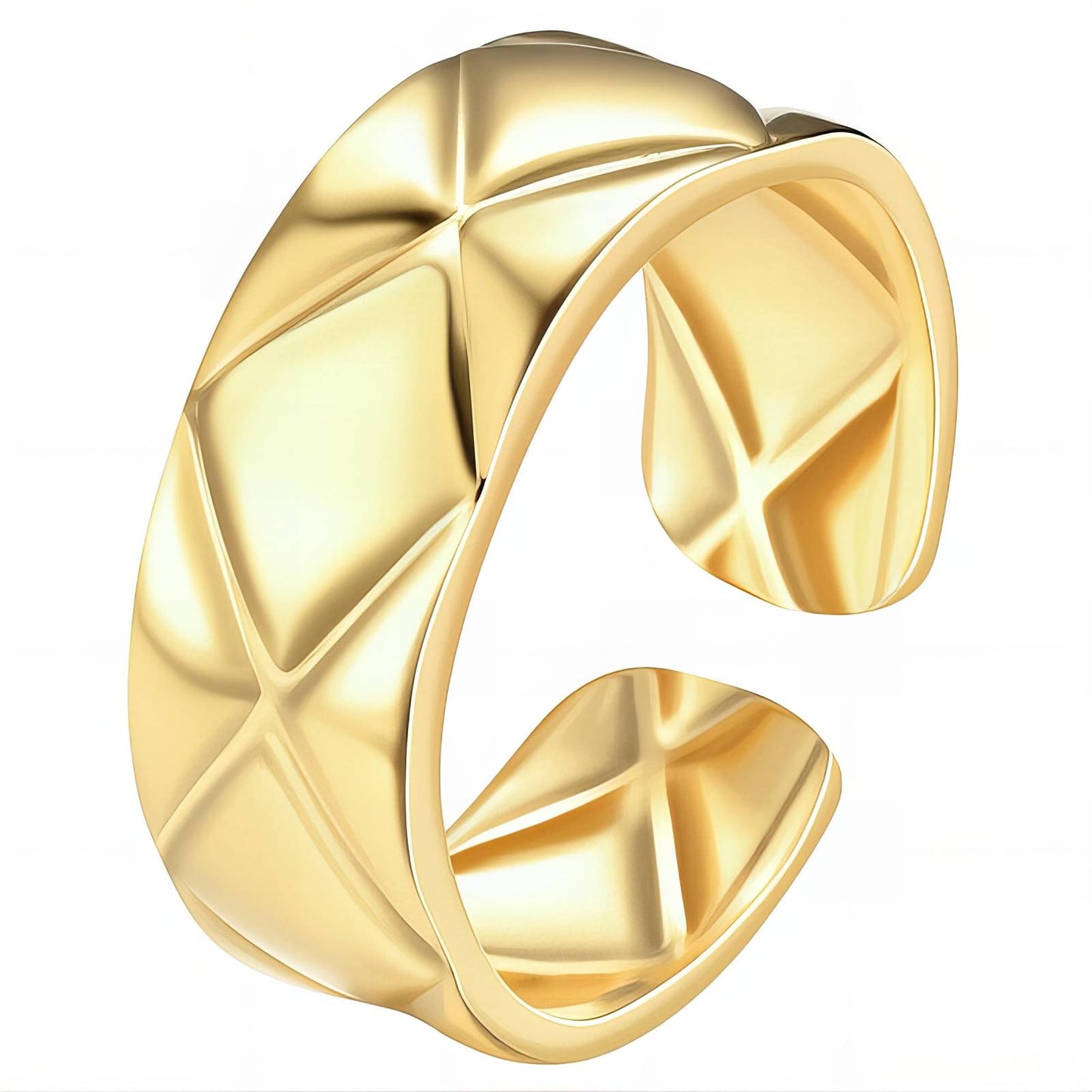 Gold Engraved Ring