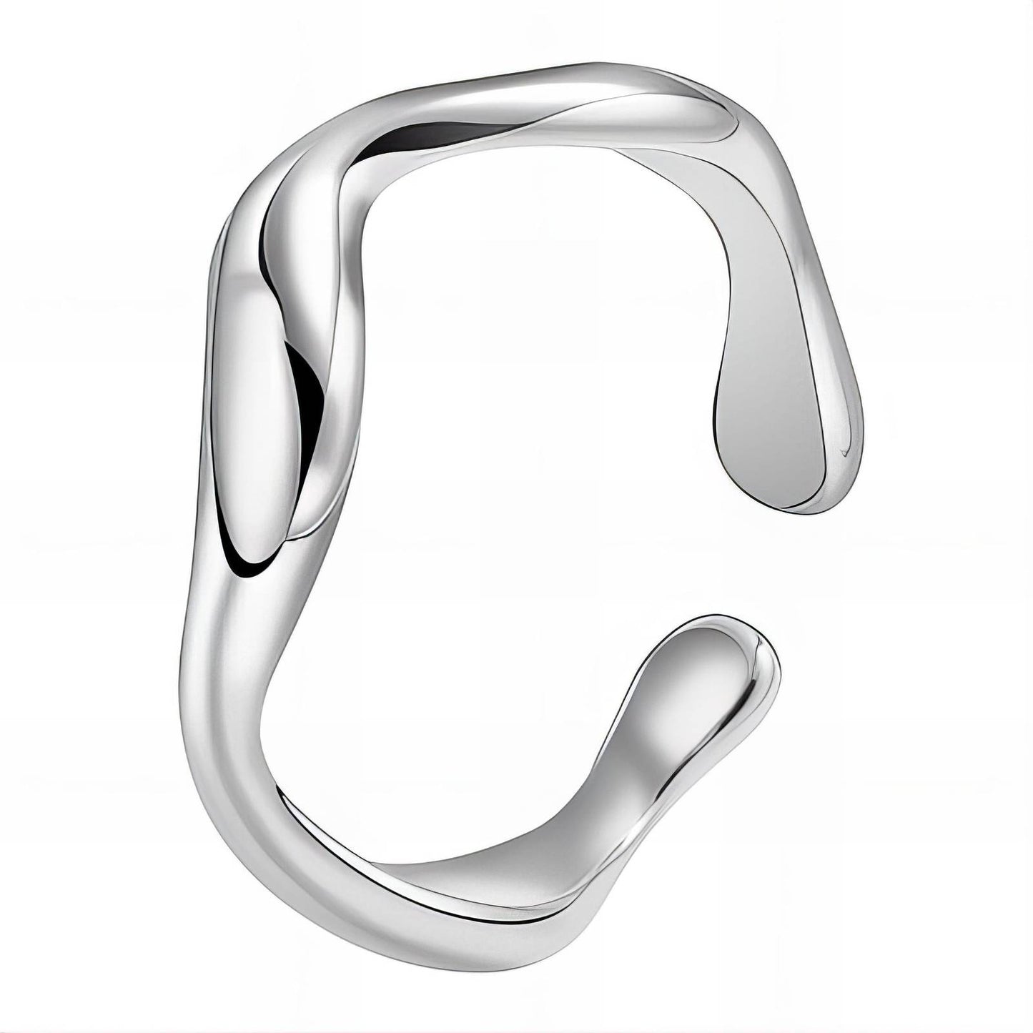 Silver Wiggly Ring