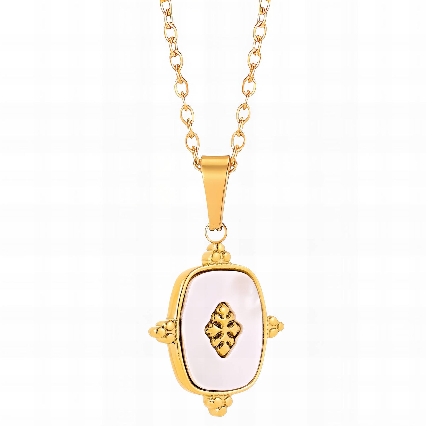 White Pendant Necklace