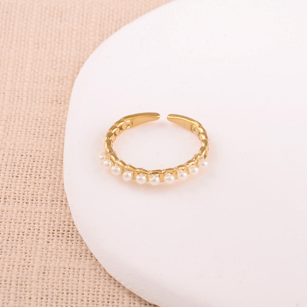 White Resin Ring
