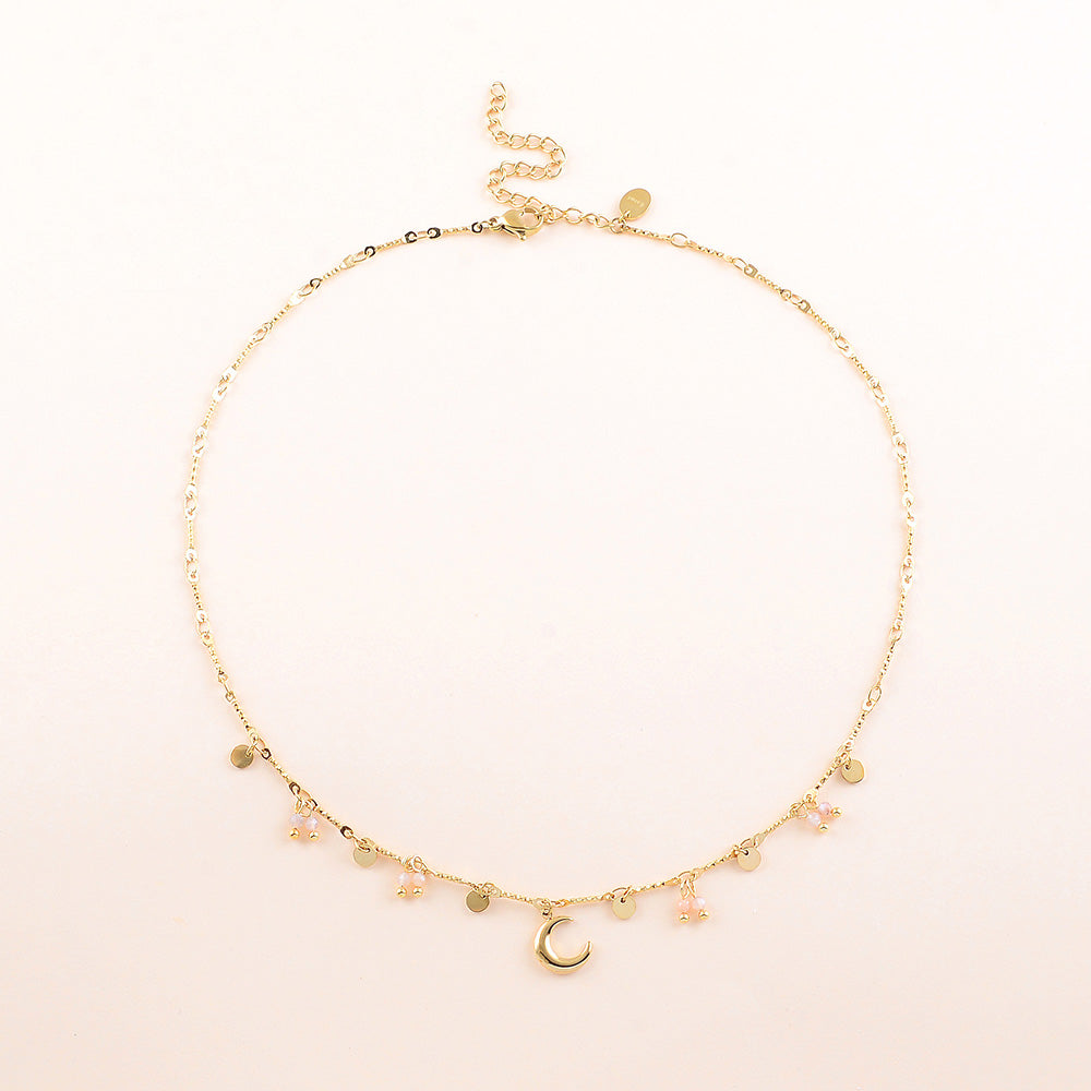 Crescent Pendant Necklace