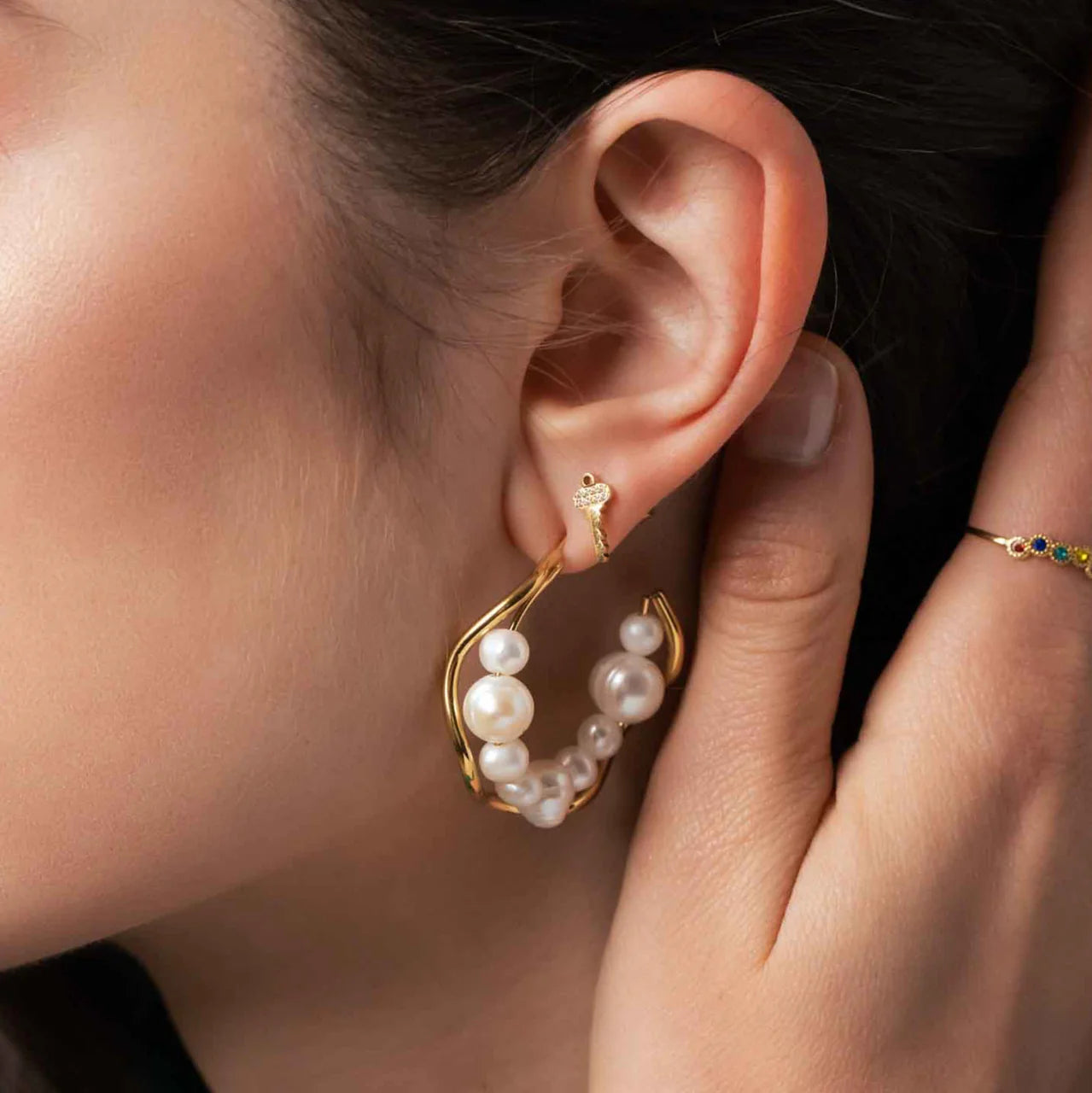 Stella stud earrings