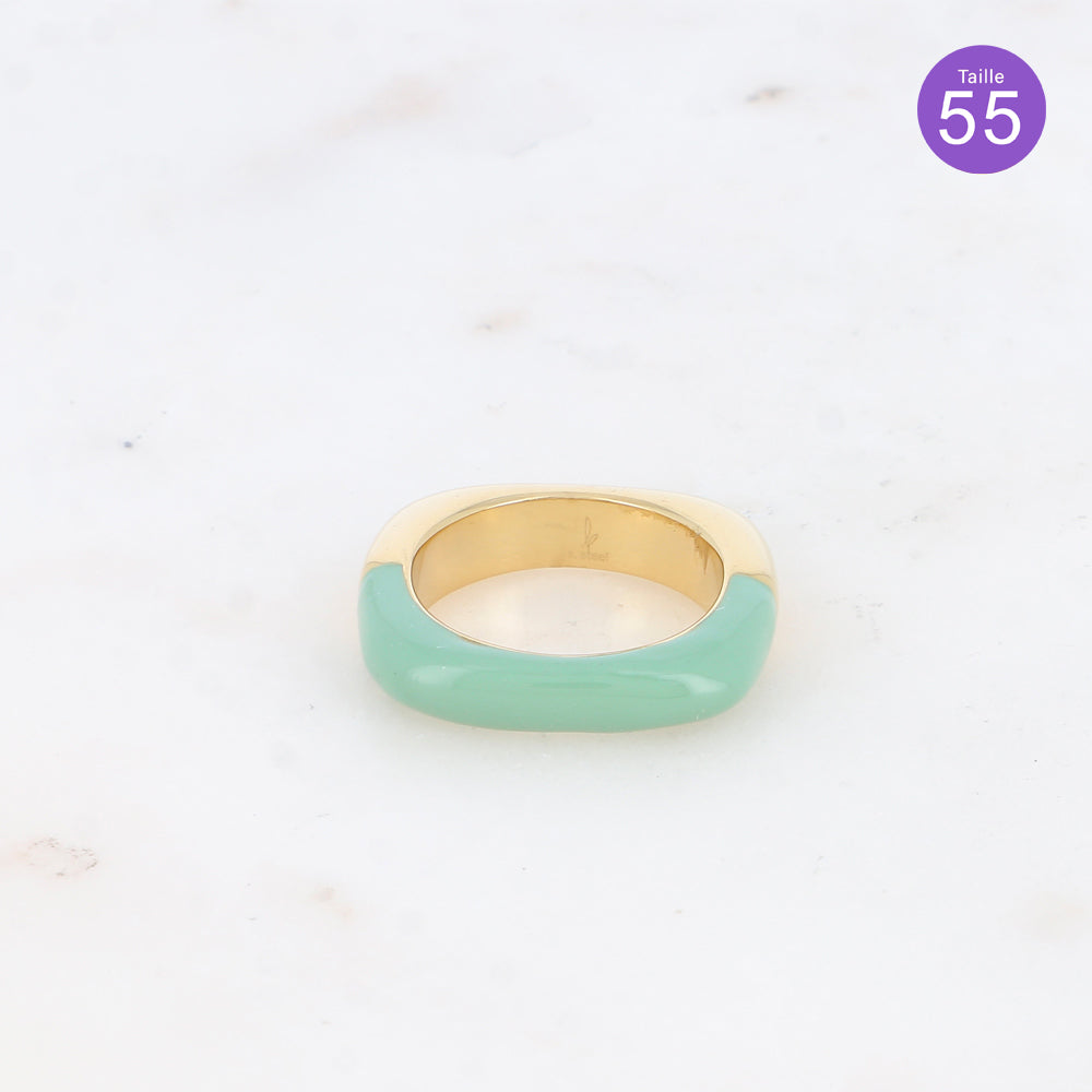 Square Enamel RIng