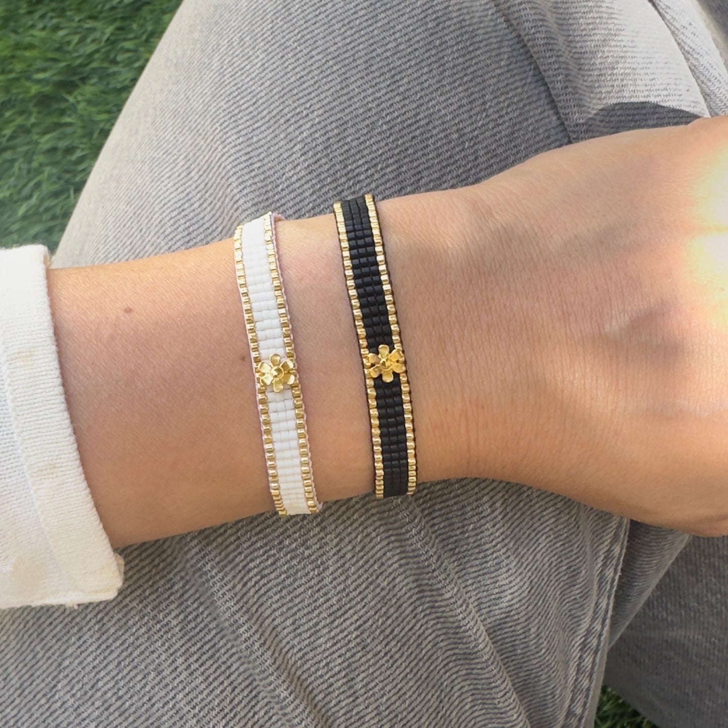 Elegant Daisy Miyuki Bracelet