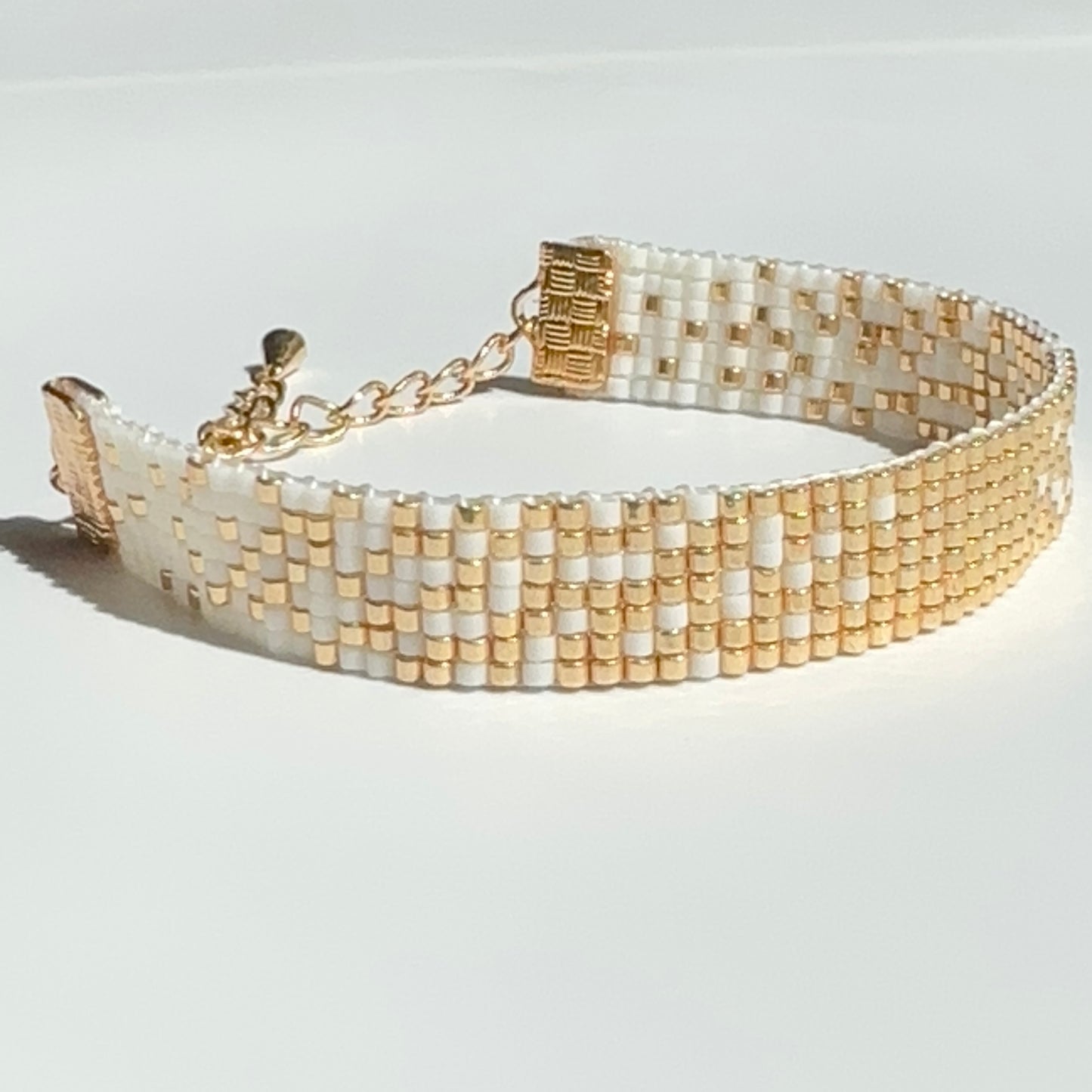 Golden Mosaic Miyuki Bracelet