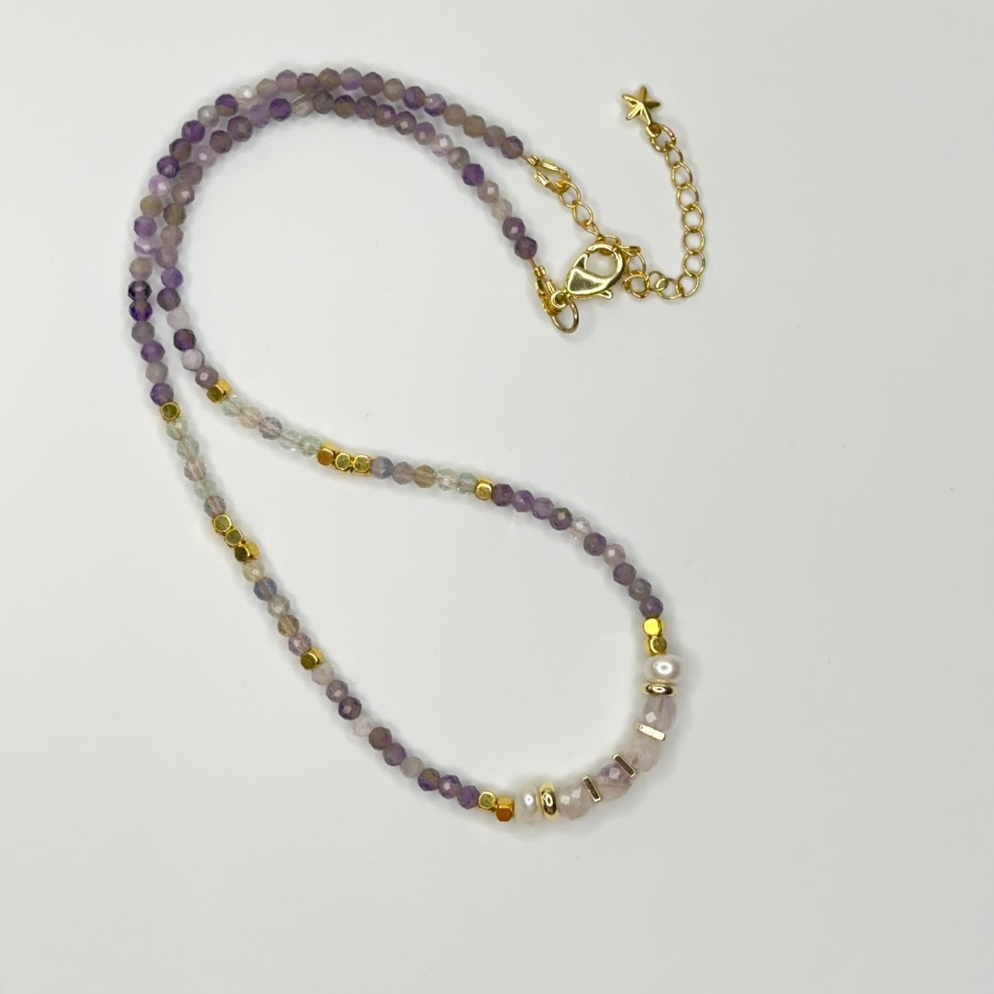 Lavender Pearl Necklace