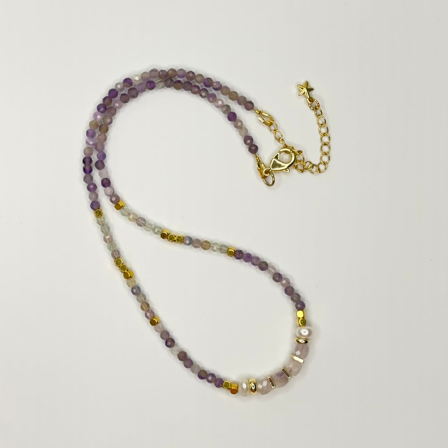 Lavender Pearl Necklace