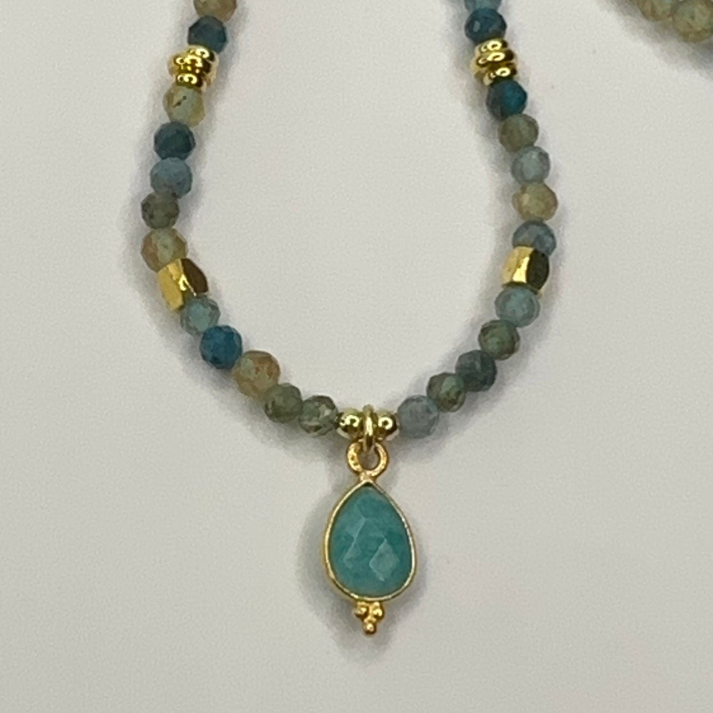 Ocean Breeze Teardrop Necklace