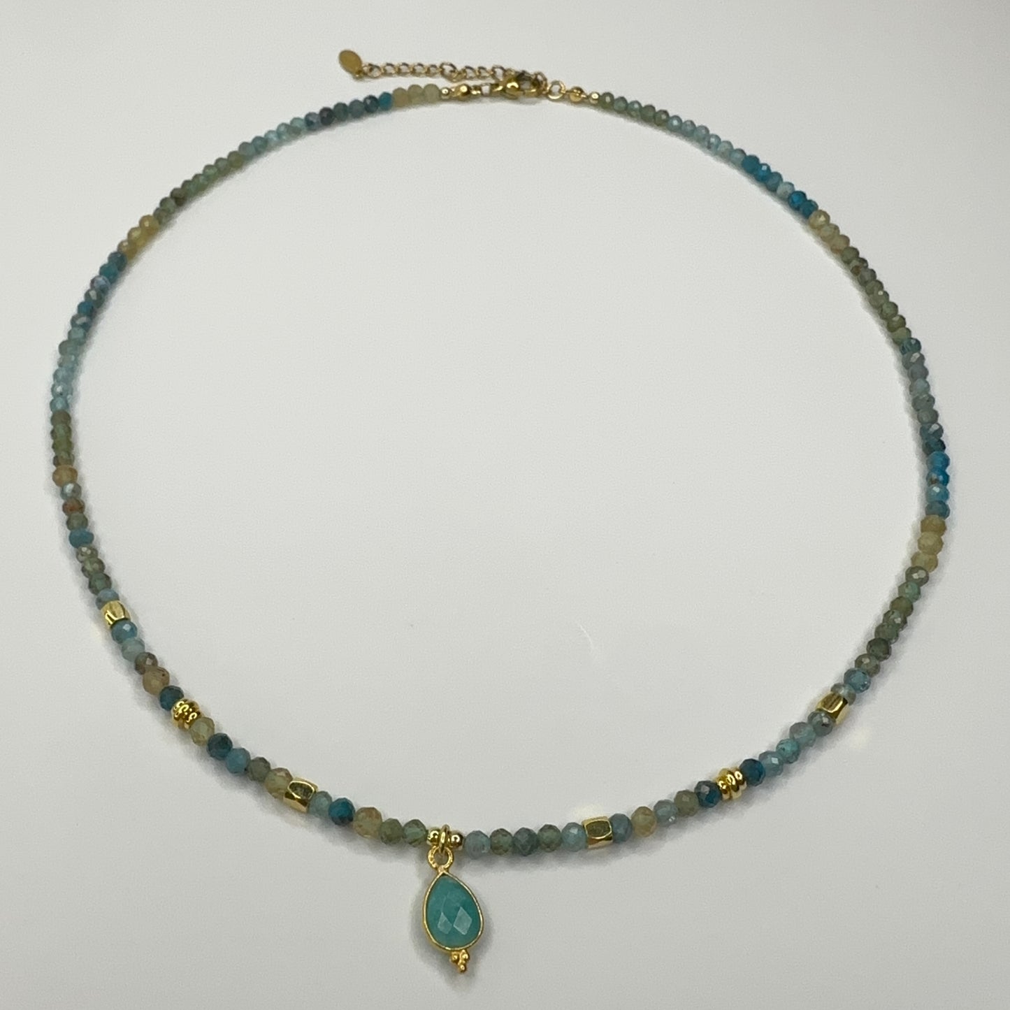 Ocean Breeze Teardrop Necklace