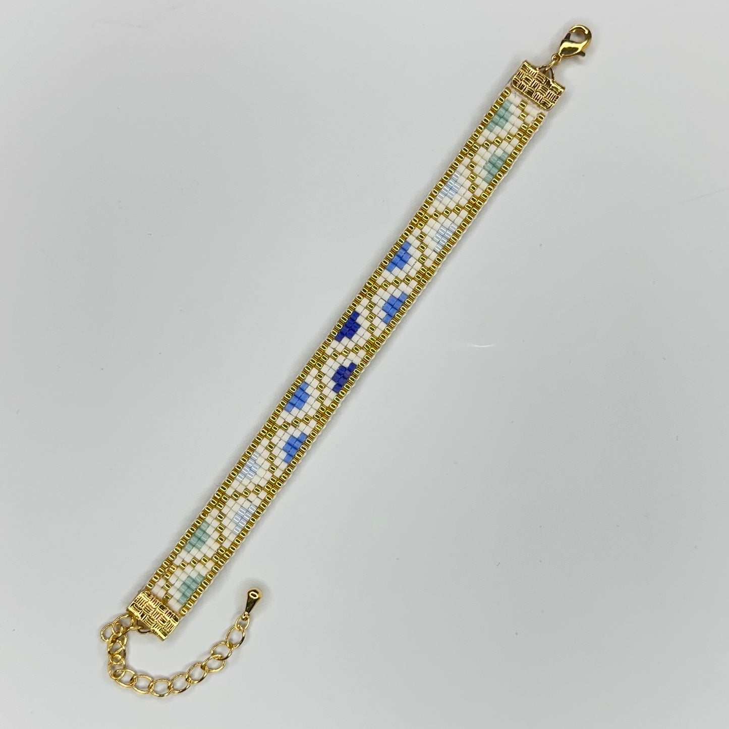 Azure Elegance Miyuki Bracelet