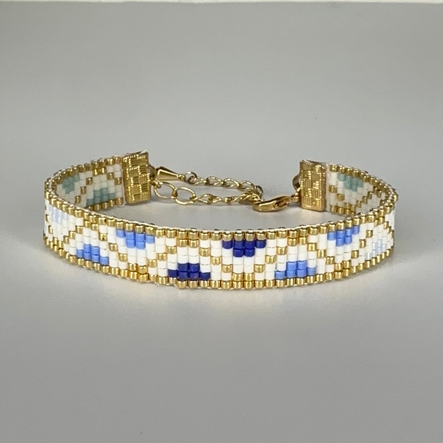 Azure Elegance Miyuki Bracelet