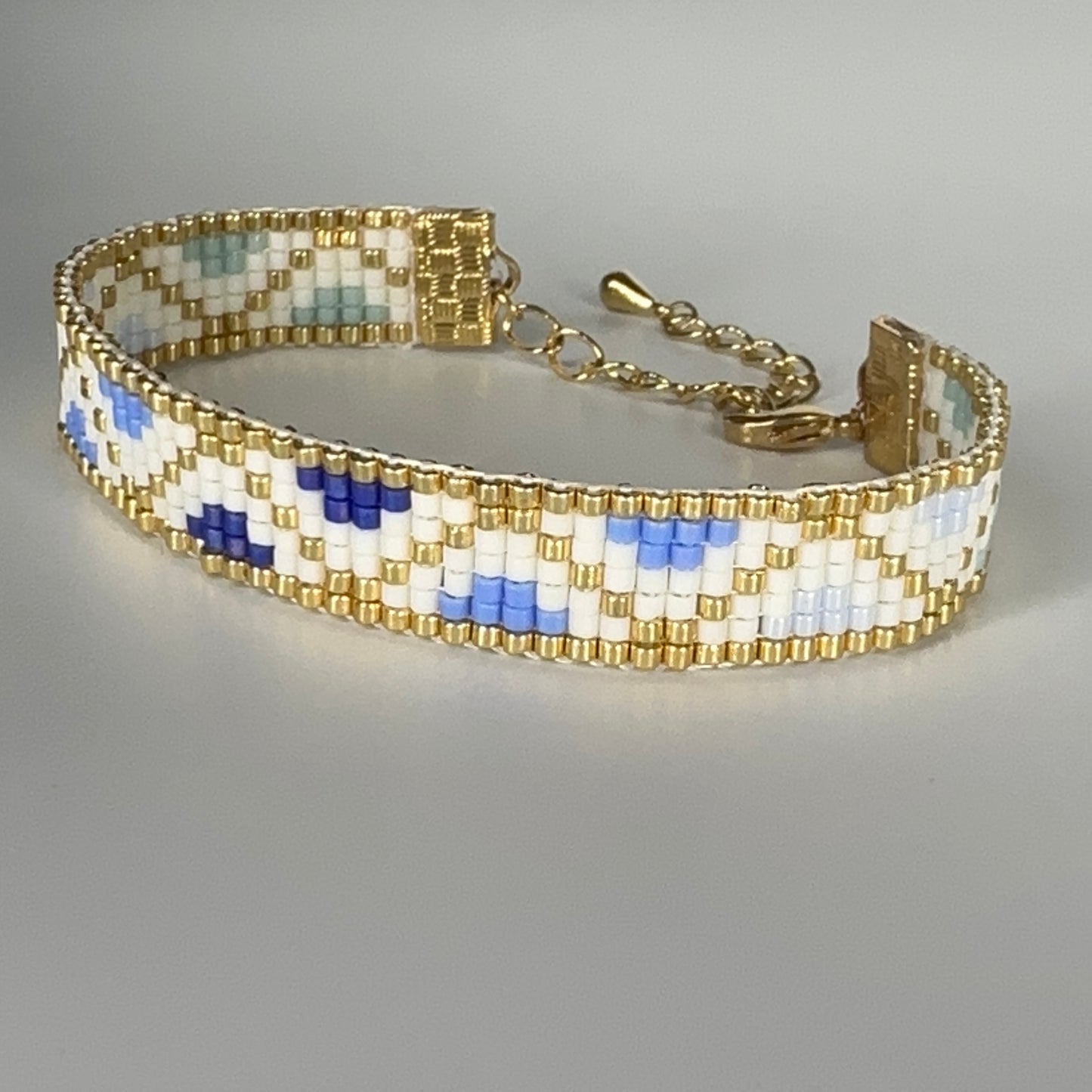 Azure Elegance Miyuki Bracelet