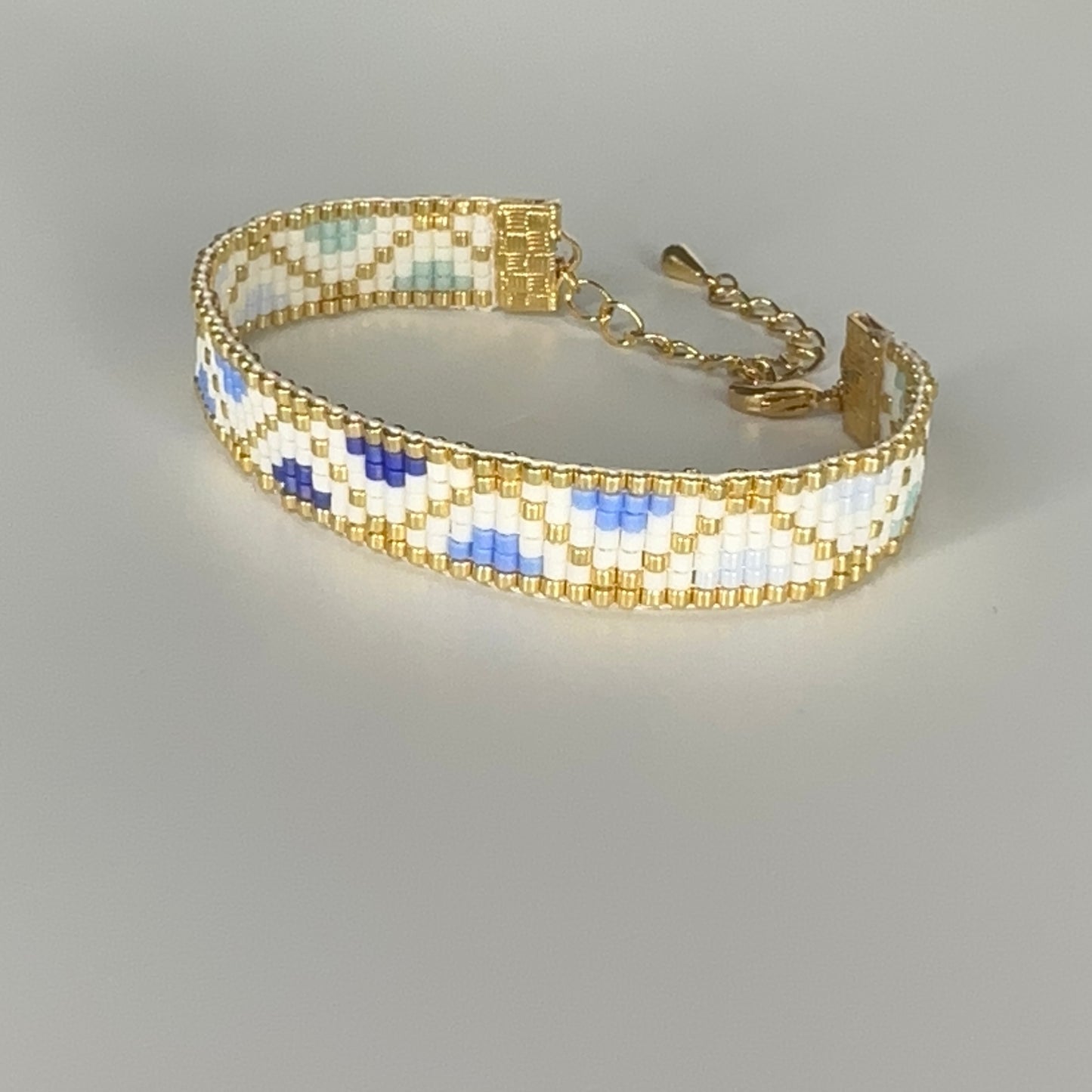 Azure Elegance Miyuki Bracelet