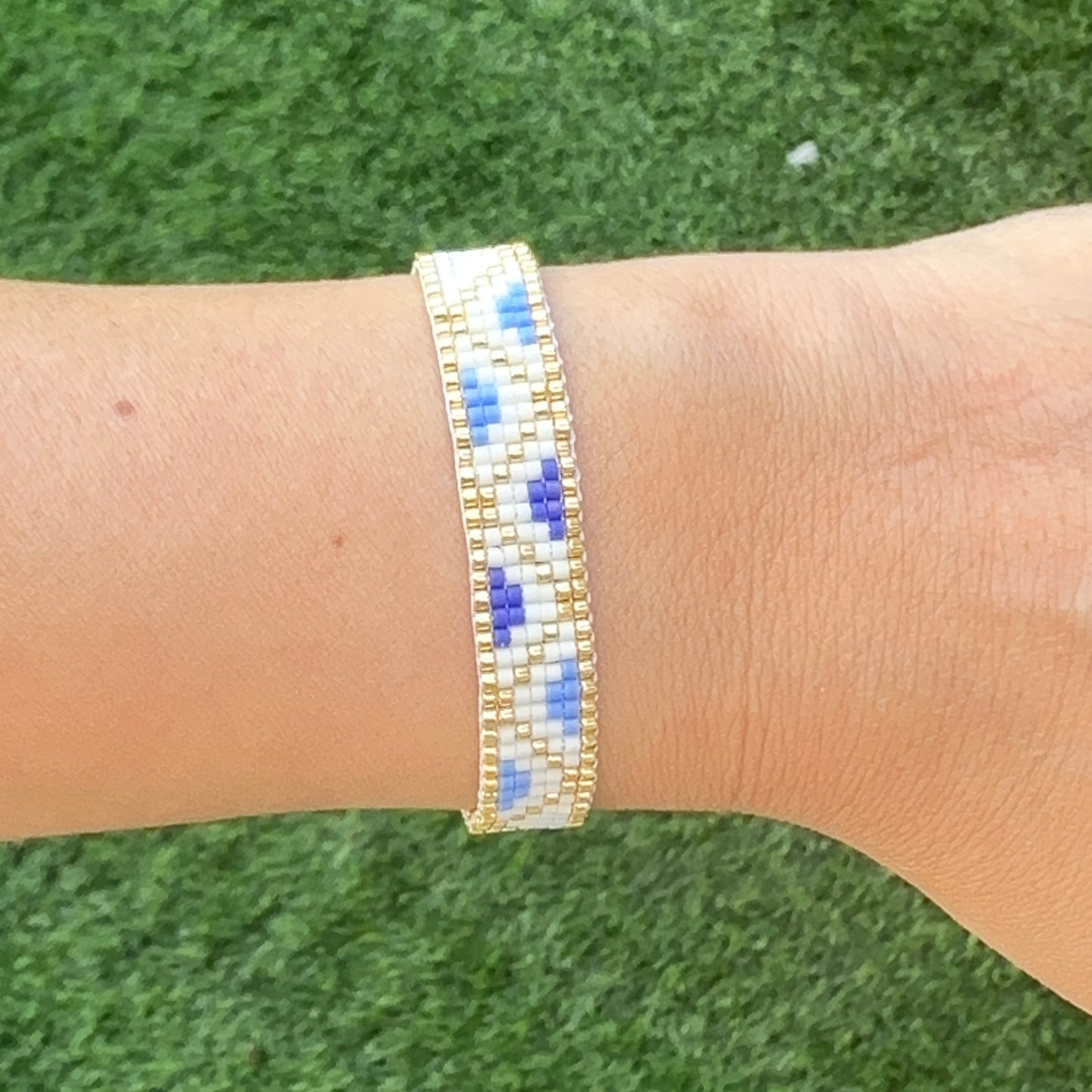 Azure Elegance Miyuki Bracelet