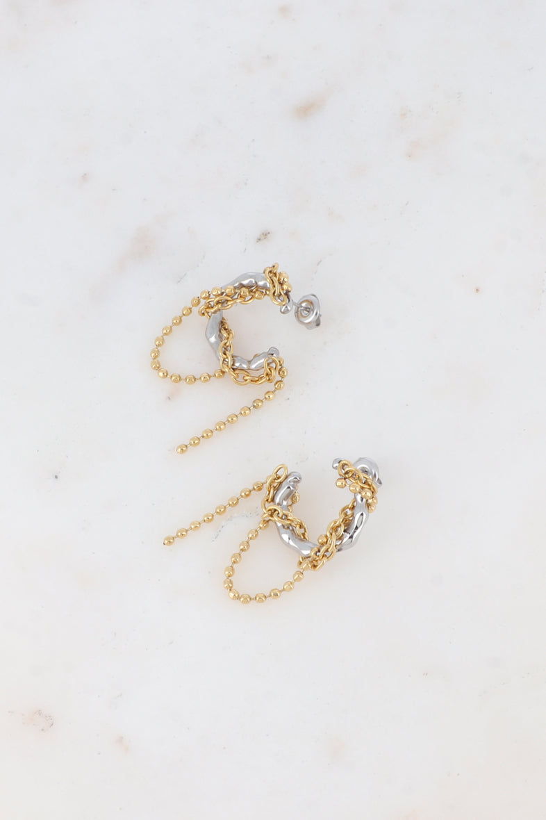Half Ring Studs