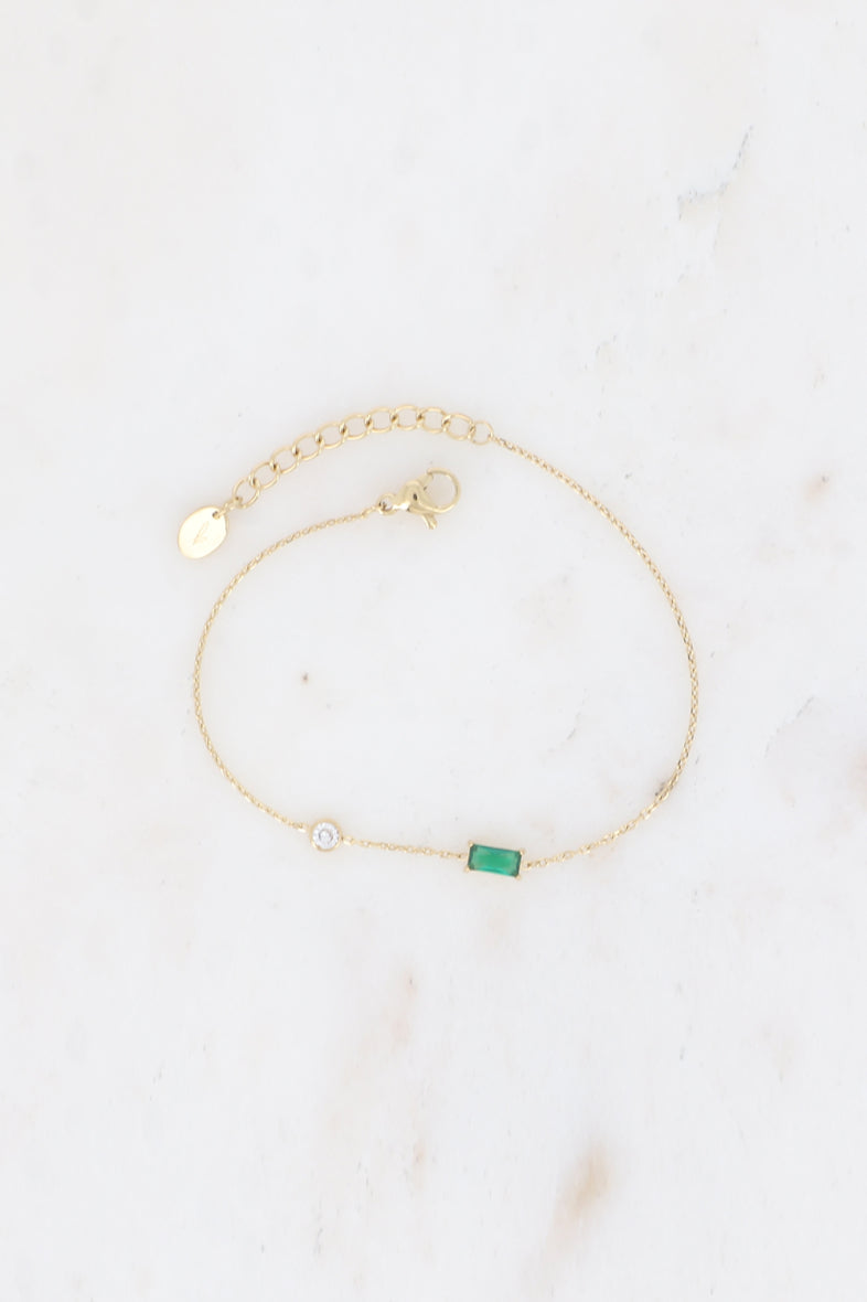 Rectangular Crystal Bracelet