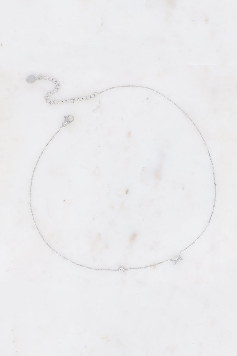 Rectangular Crystal Necklace