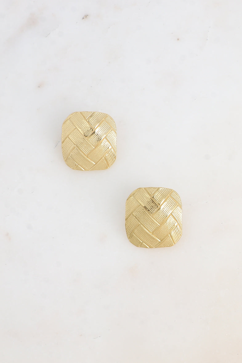 Checkered Earrings