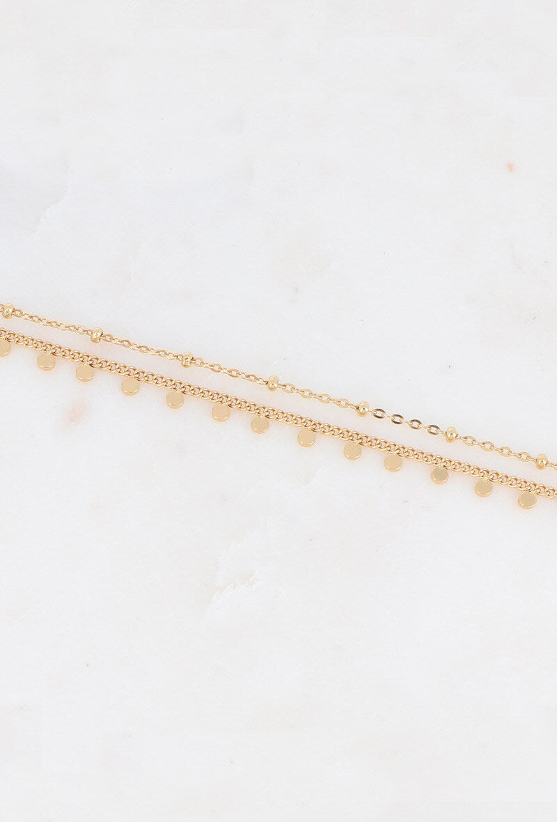 Lozenges 2 Layer Bracelet