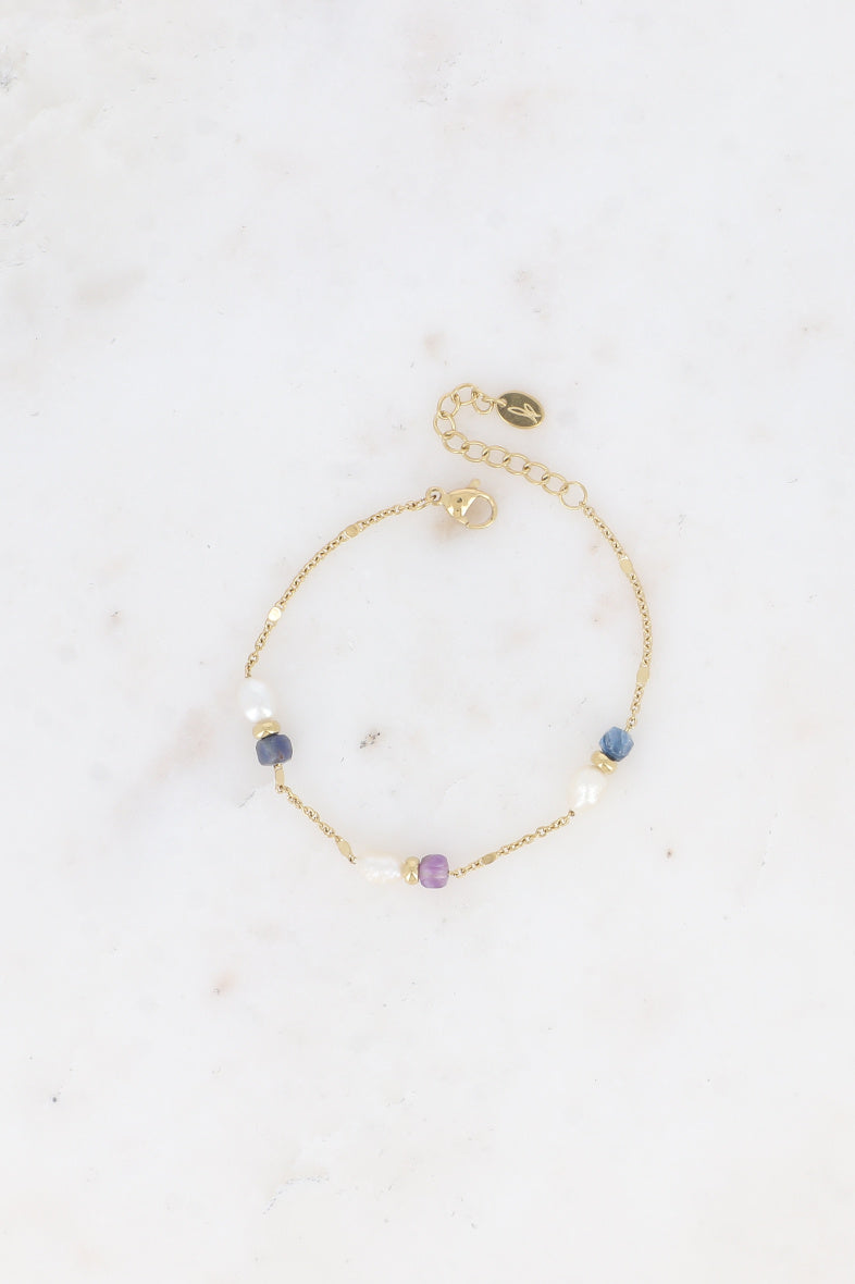 Pearls and Natural Stones Bracelet