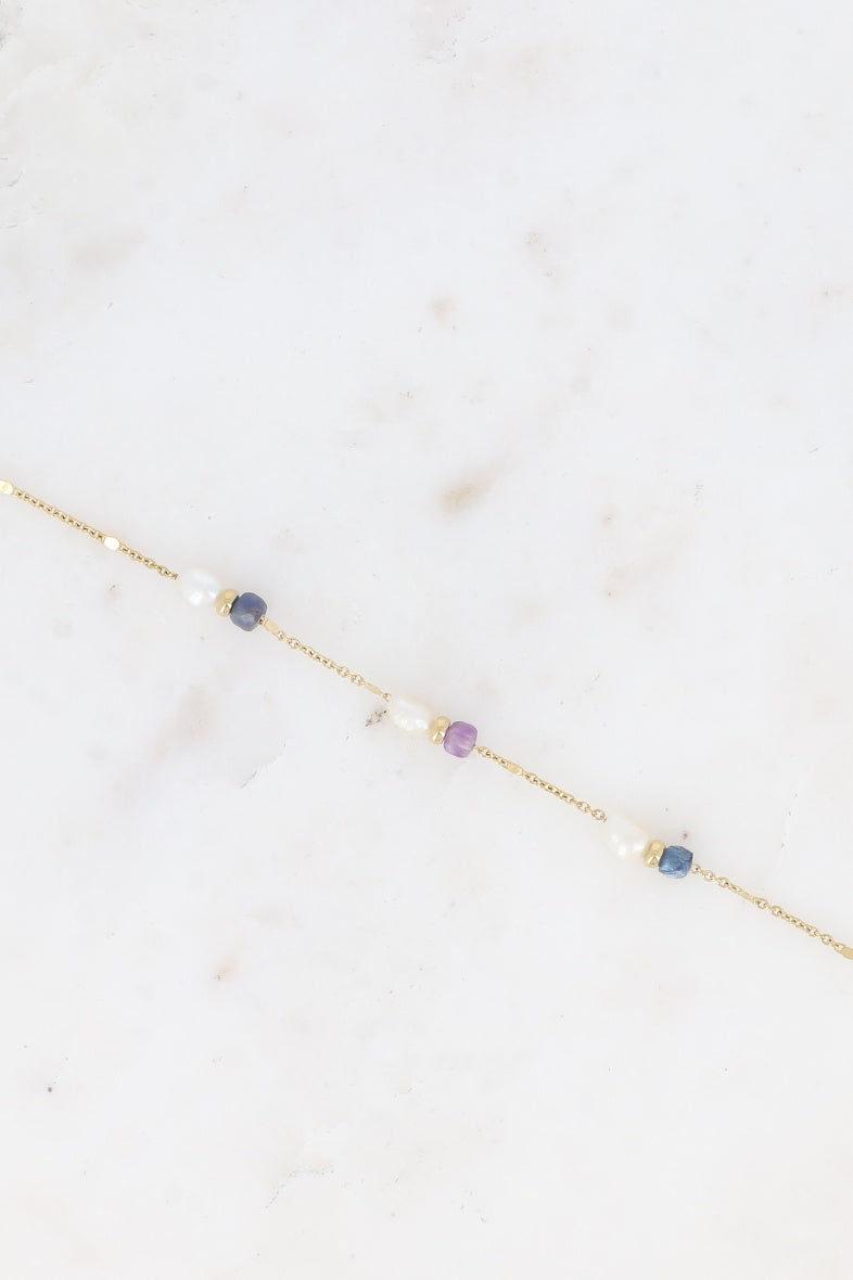 Pearls and Natural Stones Bracelet