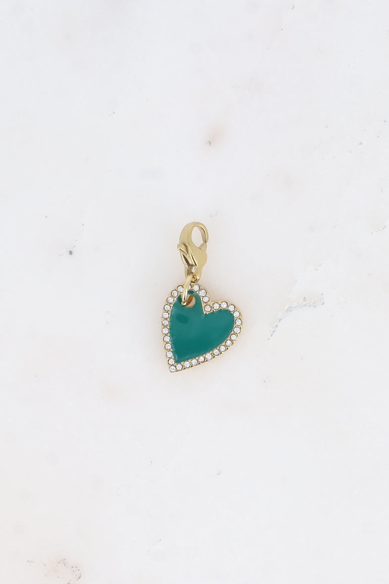Enamel Heart Charm