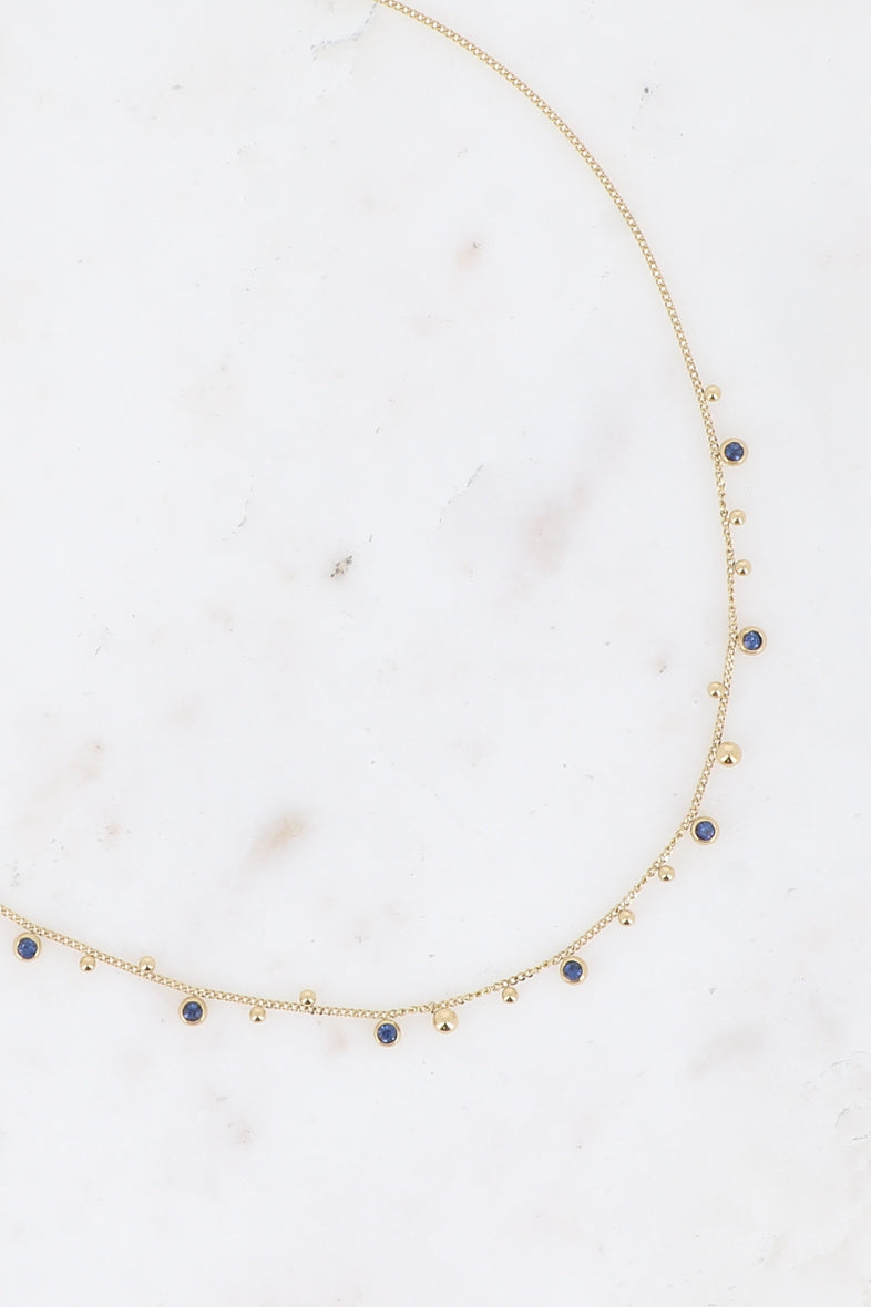 Balls And Cut Crystals Necklace