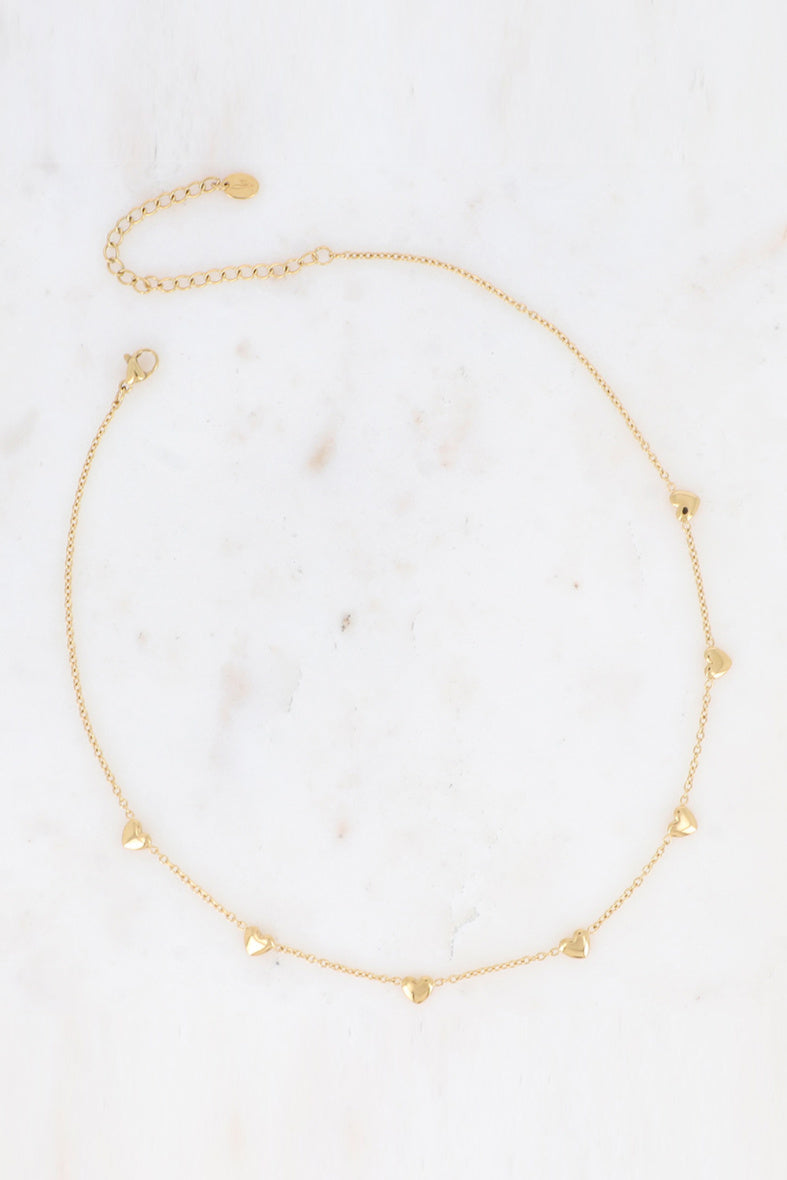 Heart Tassels Necklace