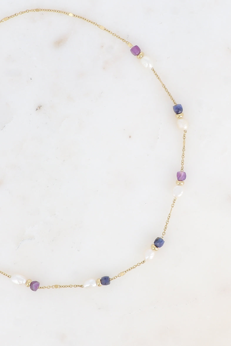 Pearls and Natural Stones Necklace