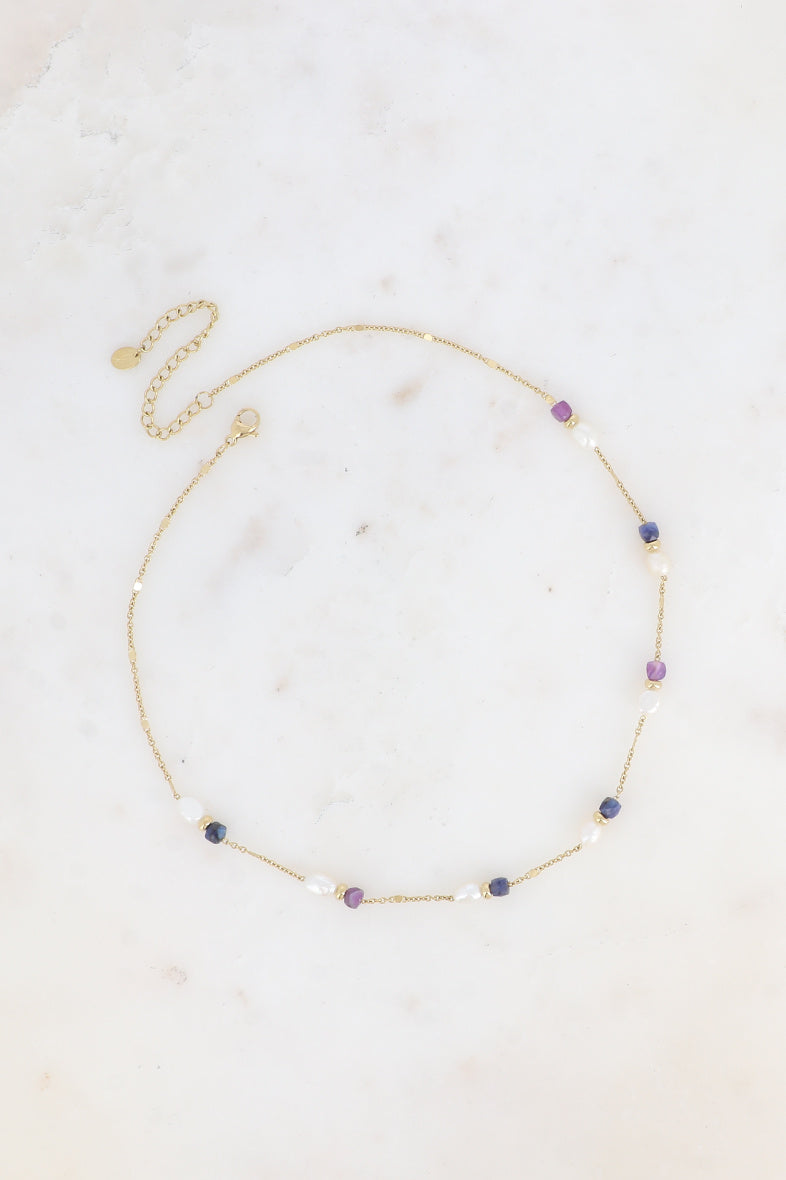 Pearls and Natural Stones Necklace