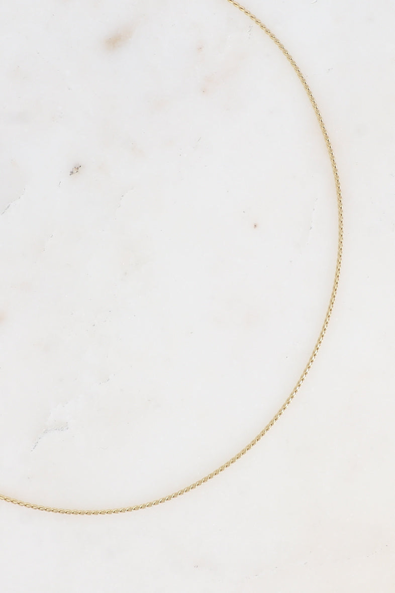 Palm Tree Mesh Necklace