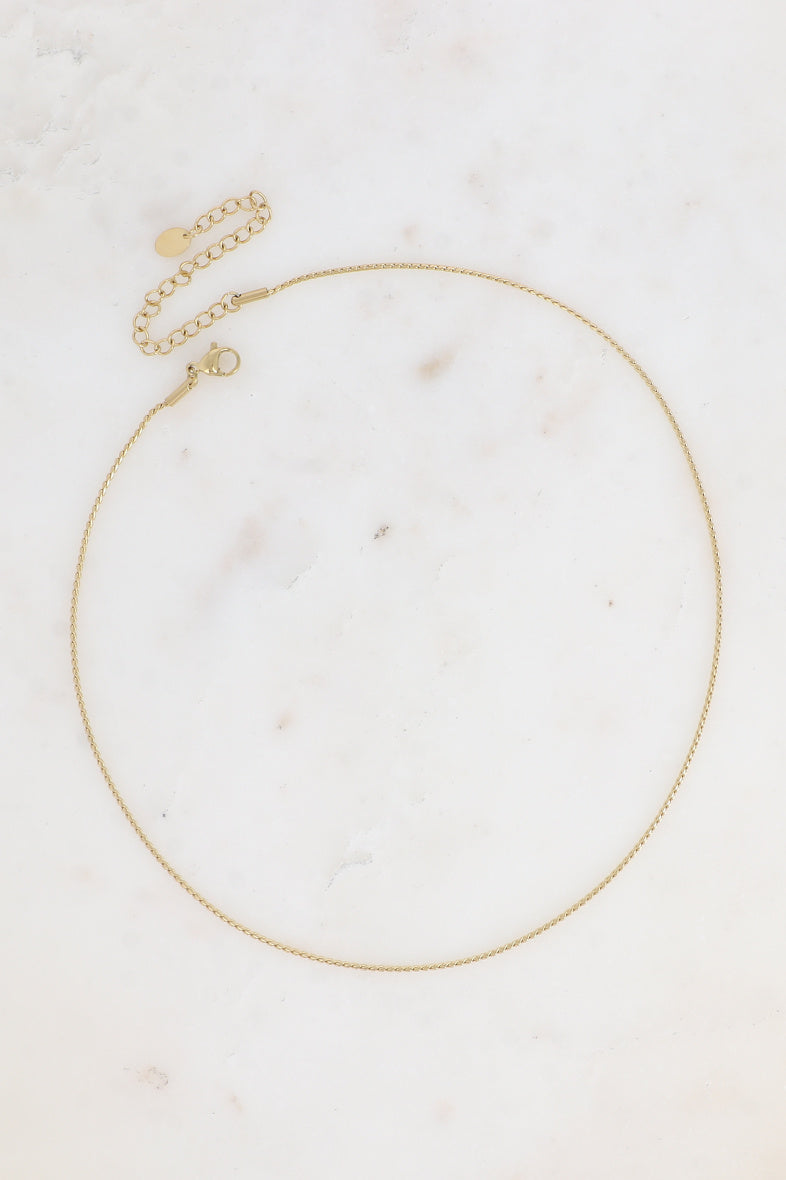 Palm Tree Mesh Necklace
