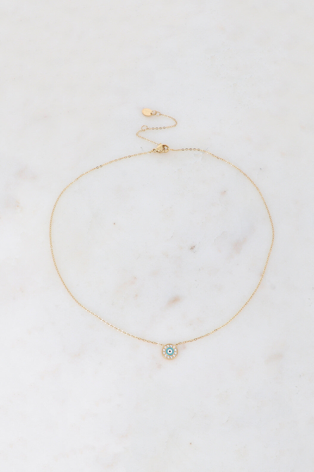 Enamel Eye Necklace