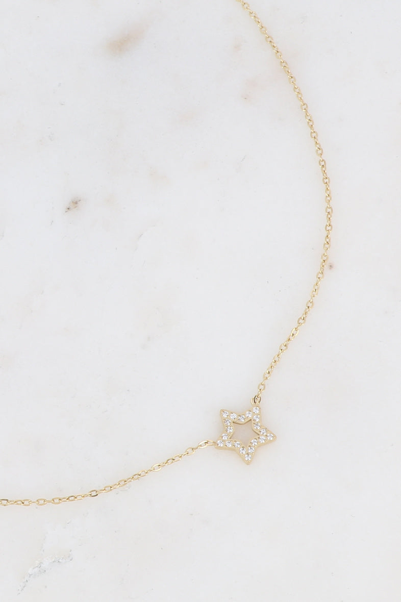 Openwork Star Necklace