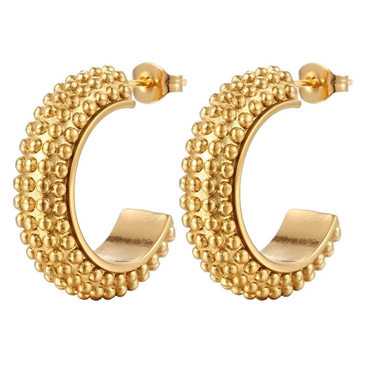 Studded Hoops