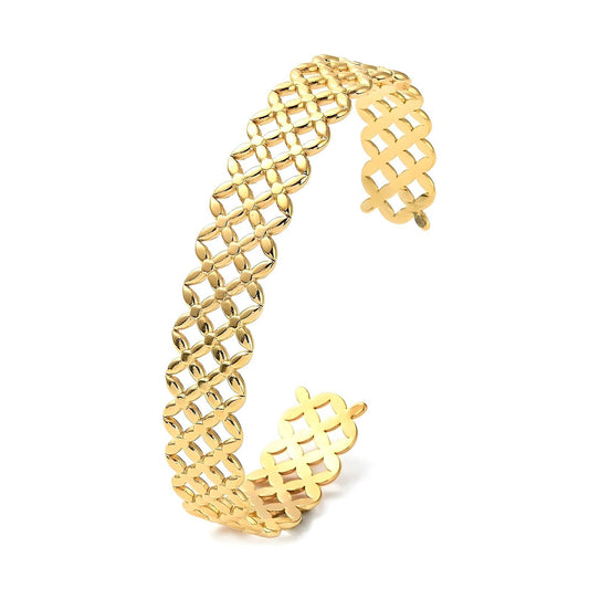 Gold Arabesque Cuff