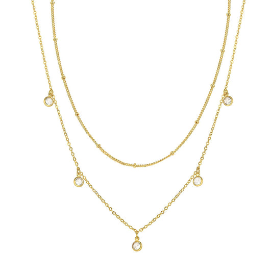 Drops Double Necklace