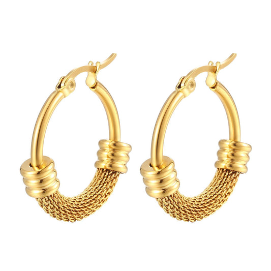 Chain Hoop Earrings