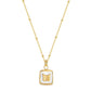 Butterfly on Enemal Necklace