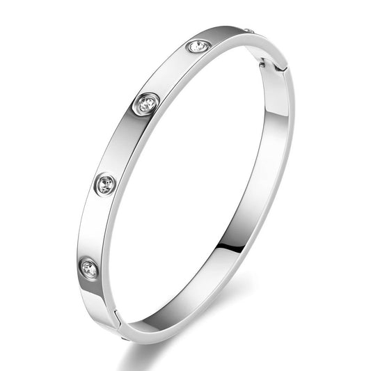 Silver Studs Bangle